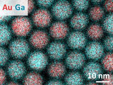 AuGa-nanocrystals